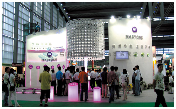 萬事通展臺設計現(xiàn)場圖