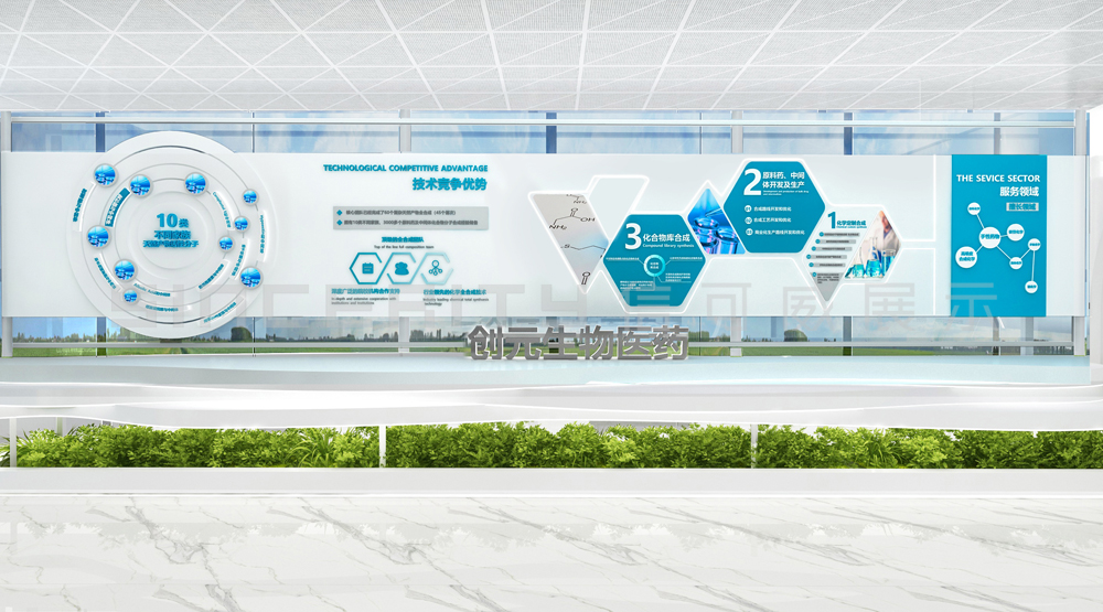 生物醫(yī)藥科技展廳設計案例分享
