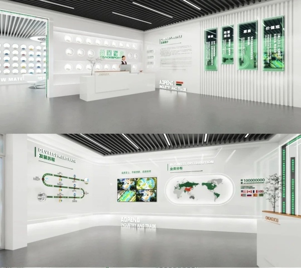 綠色環(huán)保展廳設計案例分享