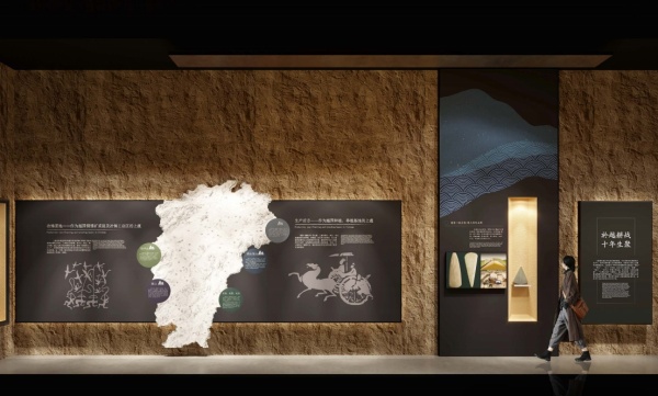 新中式國(guó)風(fēng)博物館文化墻排版設(shè)計(jì)