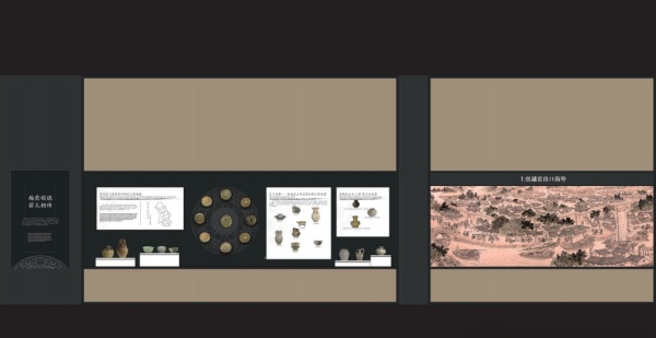 新中式國(guó)風(fēng)博物館文化墻排版設(shè)計(jì)