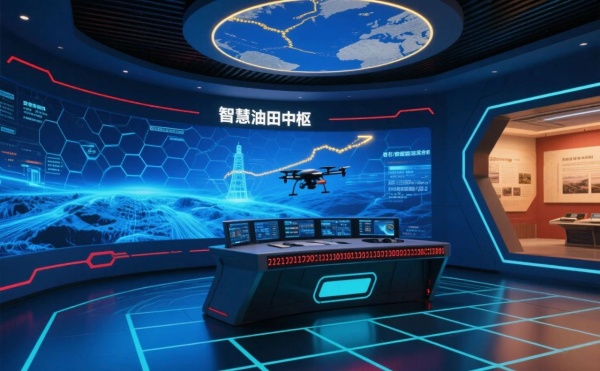 石油會“開口說話”？這座油田文化展廳讓巖芯數據活了！