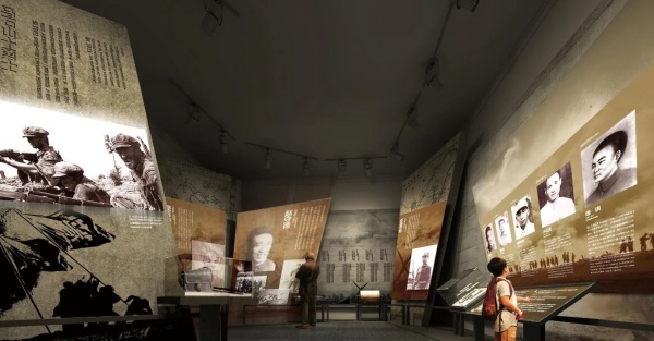 膠東百年名人展陳列設(shè)計(jì)