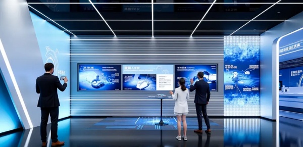 展廳序廳的“互動開關(guān)”，開啟沉浸式體驗序章