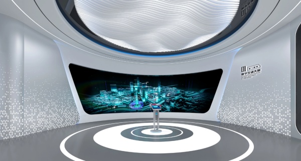 展廳序廳的“互動開關(guān)”，開啟沉浸式體驗序章