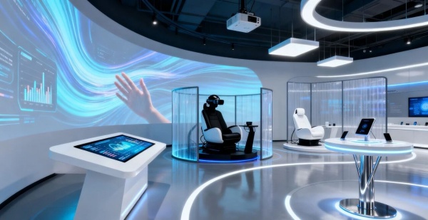 智能硬件企業展廳設計怎么做才能凸顯科技先鋒感？