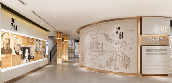 醫院陳列館設計：用線性空間秩序講述百年歷史！