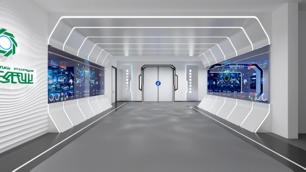 紙引未來，數(shù)造匠心：紙業(yè)數(shù)字化特種紙展廳設(shè)計(jì)