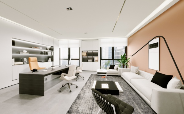 現代辦公室展廳設計