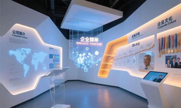 光影之間，讓企業(yè)展廳故事可感可知